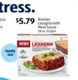 Aldi Bremer Lasagna with Meat Sauce offer