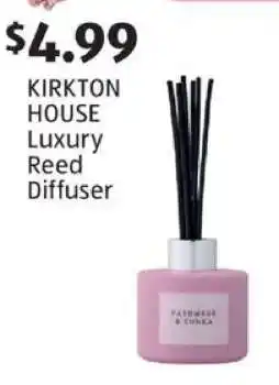 Aldi KIRKTON HOUSE Luxury Reed Diffuser offer