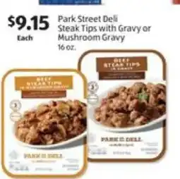 Aldi Park Street Deli Steak Tips with Gravy or Mushroom Gravy offer