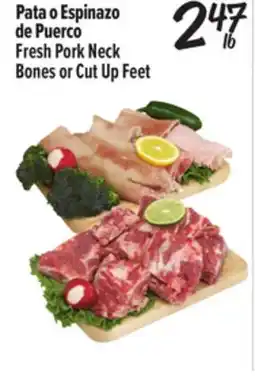 El Super Fresh Pork Neck Bones or Cut Up Feet offer