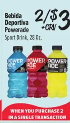 El Super Sport Drink offer
