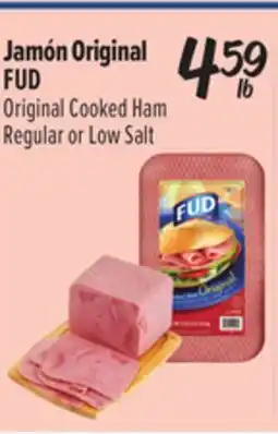 El Super Original Cooked Ham Regular or Low Salt offer