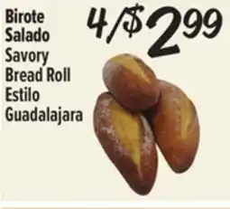 El Super Savory Bread Roll offer
