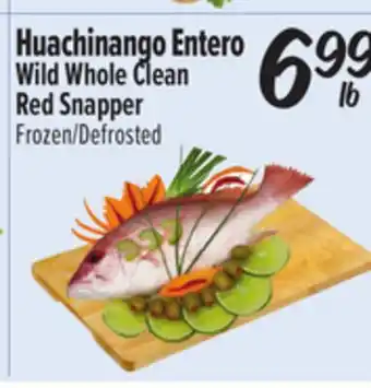 El Super Wild Whole Clean Red Snapper offer