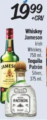 El Super Jameson Irish Whiskey,750 ml. Patrón Silver, 375 ml offer