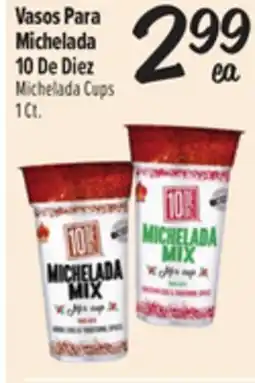 El Super 10 De Diez Michelada Cups offer