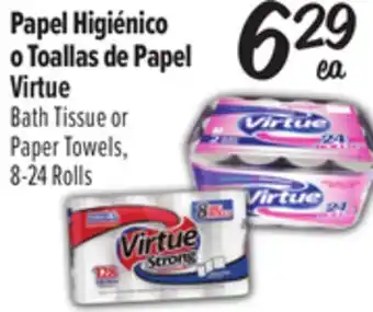 El Super Bath Tissue or Paper Towels offer