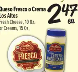 El Super Fresh Cheese, 10Oz. or Creams, 15Oz offer