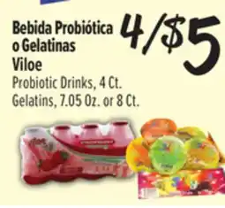 El Super Probiotic Drinks, 4Ct. Gelatins, 7.05Oz. or 8Ct offer