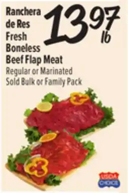 El Super Fresh Boneless Beef Flap Meat offer
