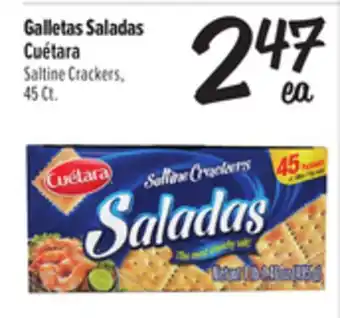El Super Fresh Cuétara Saltine Crackers offer