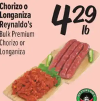 El Super Fresh Bulk Premium Chorizo or Longaniza offer