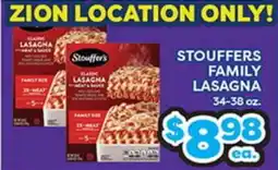 Torres Supermercado STOUFFERS FAMILY LASAGNA offer