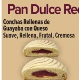 El Super Fresh Conchas Rellenas de Guayaba Queso Suave, Rellena, Frutal, Cremosa offer