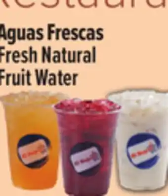 El Super Fresh Fresh Natural Fruit Water offer
