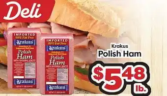 Torres Supermercado Krakus Polish Ham offer