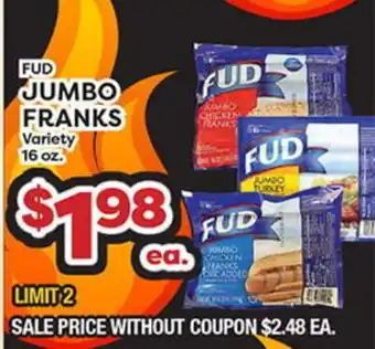Torres Supermercado FUD JUMBO FRANKS offer