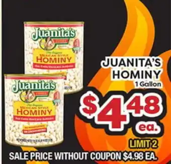 Torres Supermercado JUANITA'S HOMINY offer