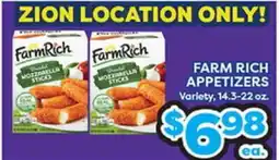 Torres Supermercado FARM RICH APPETIZERS offer