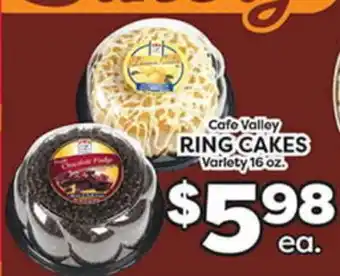 Torres Supermercado Cafe Valley RING CAKES offer