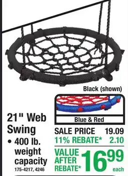Menards 21 Web Swing Set Accessories offer