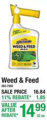 Menards Weed & Feed offer