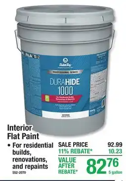 Menards Interior Flat Paint offer