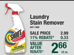 Menards Laundry Stain Remover offer