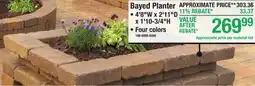 Menards Bayed Planter offer