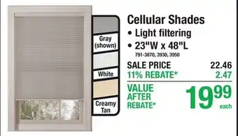 Menards Cellular Shades offer
