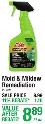 Menards Mold & Mildew Remediation offer