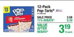 Menards 12-Pack Pop-Tarts offer