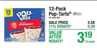 Menards 12-Pack Pop-Tarts offer