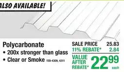 Menards Polycarbonate Roof Panels offer