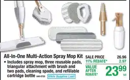 Menards All-In-One Multi-Action Spray Mop Kit offer
