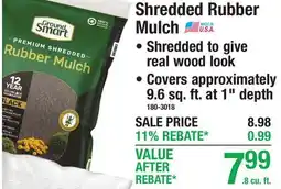 Menards Shredded Rubber Mulch offer