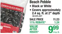 Menards Beach Pebble offer