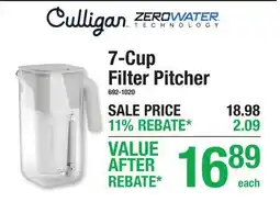 Menards 7-Cup Filter Pitcher offer