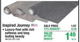 Menards Inspired Journey offer