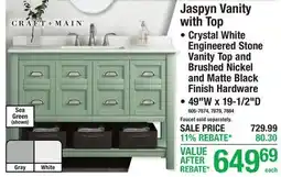 Menards Jaspyn Vanity with Top offer