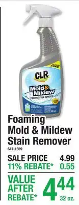 Menards Foaming Mold & Mildew Stain Remover offer
