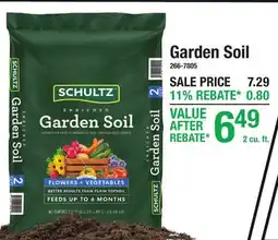 Menards Garden Soil offer