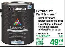 Menards Exterior Flat Paint & Primer offer