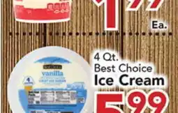 Eurofresh Market 4 Qt. Best Choice Ice Cream offer