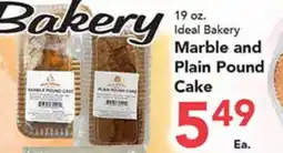 Eurofresh Market Ideal Bakery Marble and Plain Pound Cake offer