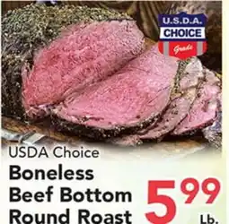 Eurofresh Market USDA Choice Boneless Beef Bottom Round Roast offer