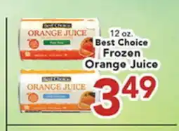 Eurofresh Market 12 oz. Best Choice Frozen Orange Juice offer
