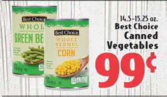Eurofresh Market Best Choice Canned Vegetables offer