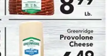 Eurofresh Market Greenridge Provolone Cheese offer