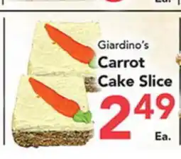 Eurofresh Market Giardino's Carrot Cake Slice offer